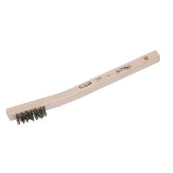 Pferd 85067 2x9 Small Cleaning Brush Brass Wire, Wooden Block